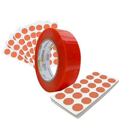 Fita Dupla Face em Poliéster Vermelha